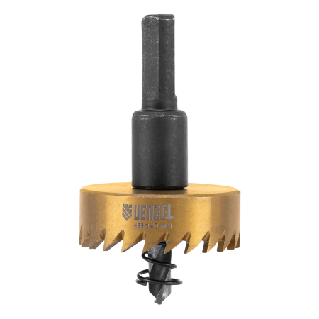 Коронка по металлу DENZEL 724112, 40 мм, HSS, нитридтитановое покрытие