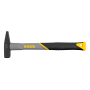 Молоток слесарный DENZEL 200 г, кованый, фибергласовая  рукоятка c TPR покрытием Молоток слесарный DENZEL 200 г, кованый, фибергласовая  рукоятка c TPR покрытием
