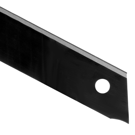 Лезвия DENZEL 18 мм, сталь SK4 - 0,5 мм, супер острые, многосегментные, 5 штук