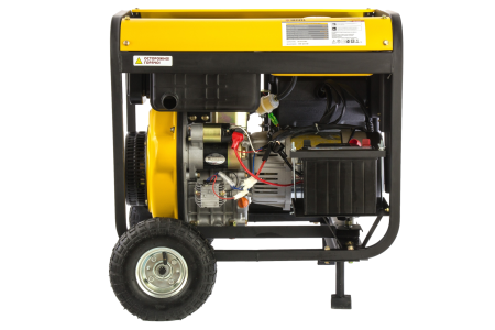 Дизельный генератор DENZEL DD6300Е, 5 кВт, 220 В/50 Гц, 15 л, электростартер