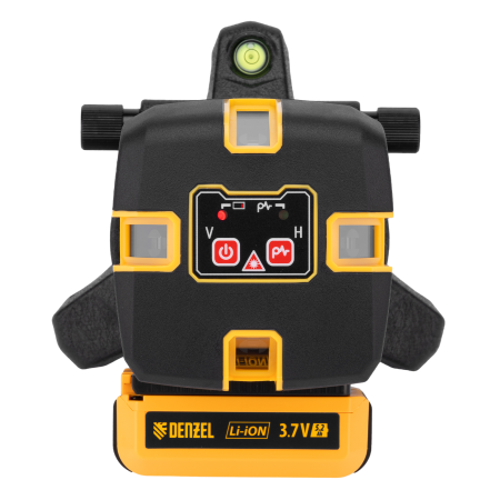 Лазерный уровень DENZEL LX 05 Red, 20 м, 635 нм, аккумулятор Li 5200 mAh, резьба 5/8