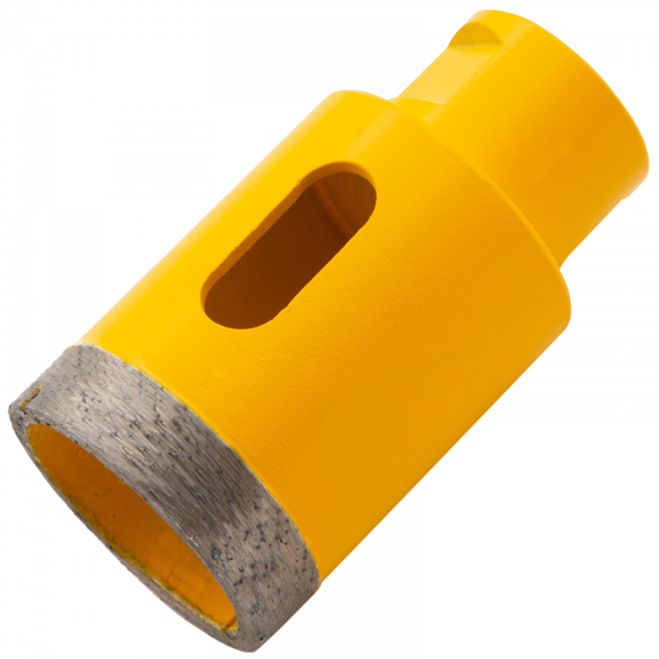 Сверло алмазное по керамограниту DENZEL 72687, 40 мм, М14, мокрая резка