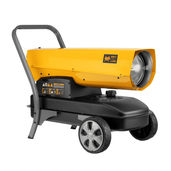 Дизельная тепловая пушка DENZEL DHG-45i, 45 кВт, 1000 м3/ч, прямой нагрев, электронный термостат