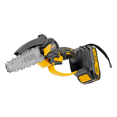 Цепная мини-пила аккумуляторная бесщет. DENZEL CCS-150, шина 150 мм, Li-Ion, 20 В
