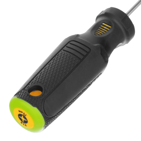 Отвертка DENZEL PZ0x75 мм, CrV, трехкомпонентная рукоятка