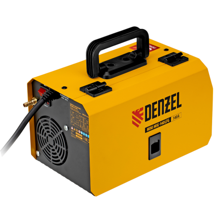 Аппарат инвертор. полуавтомат. сварки DENZEL Mini MIG-140LFG, 140 А, ПВ 60% Аппарат инвертор. полуавтомат. сварки DENZEL Mini MIG-140LFG, 140 А, ПВ 60%