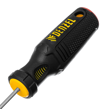 Отвертка DENZEL PH0х75 мм, S2, 3к рукоятка
