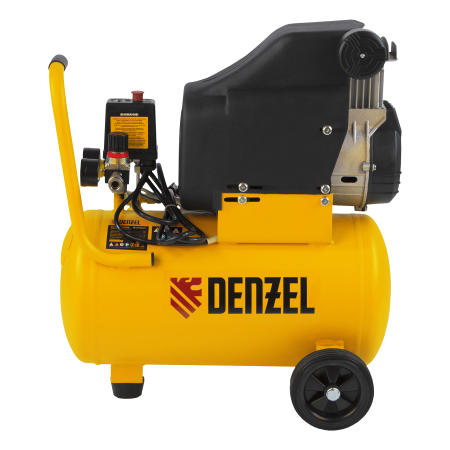 Компрессор воздушный безмасляный DENZEL DLC1300/24, 1.3 кВт, 206 л/м, 24 литра Компрессор воздушный безмасляный DENZEL DLC1300/24, 1.3 кВт, 206 л/м, 24 литра
