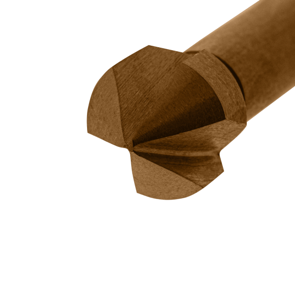 Зенковка конусная DENZEL под М6, HSS, по металлу, 6-гранный хвостовик