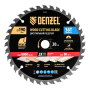 Пильный диск по дереву DENZEL ф190 х 20 мм, 36 зубьев