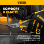 Плоскогубцы комбинированные DENZEL 205 мм, трехкомпонентные рукоятки