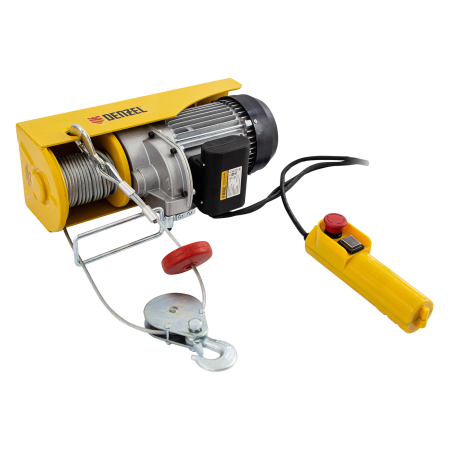 Тельфер электрический DENZEL TF-1000, 1 т, 1600 Вт, высота 12 м, 8 м/мин