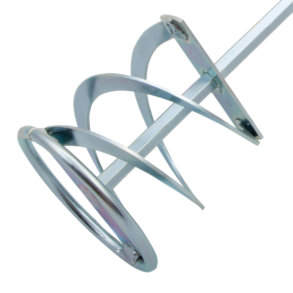 Миксер для красок и штукатурных смесей DENZEL 848447, 80 x 400 мм, шестигранный хвостовик