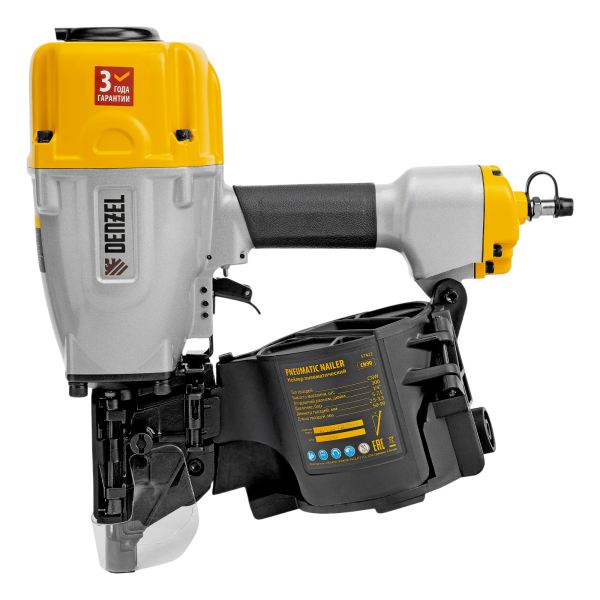 Нейлер пневматический DENZEL CN90 для гвоздей CNW от 50 до 90 мм