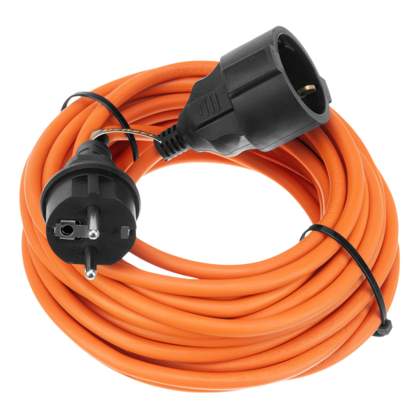 Удлинитель-шнур силовой Garden Series DENZEL, ПВС, 10м, 1 розетка 3 x 1,5 мм