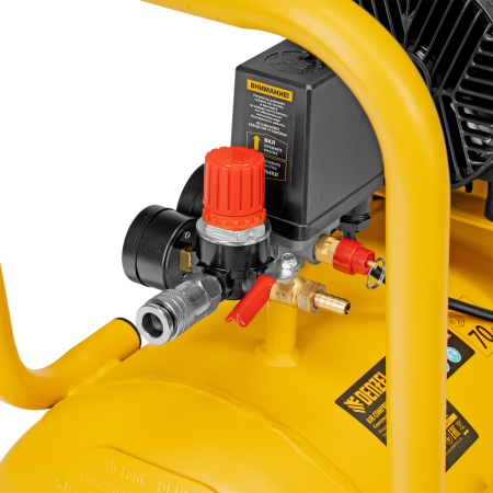 Компрессор безмасл. малошумный DENZEL DLP-1500/50, 1,5 кВт,50 л, 2850 об/мин, 250 л/мин