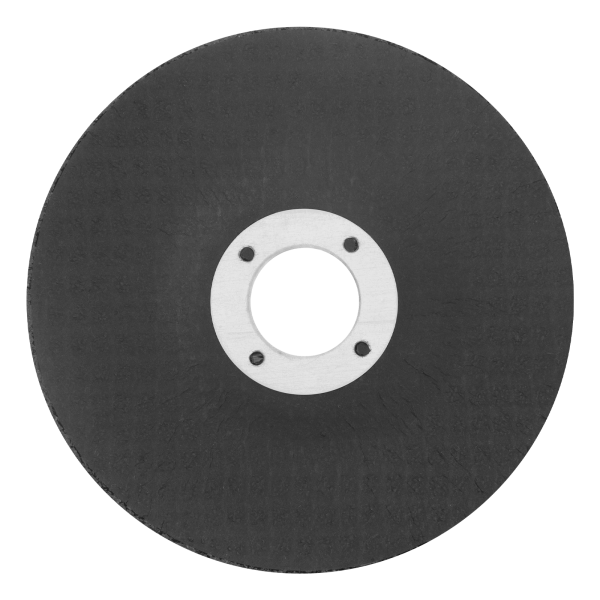 Круг шлифовальный по металлу DENZEL, 115 х 6,0 х 22,2 мм, A24QBF