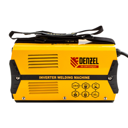 Аппарат инверторный дуговой сварки DENZEL DS-230 Compact, 230 А, ПВ 70%, 1.6-5 мм