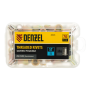 Заклепки резьбовые DENZEL стальные, оцинкованные, М6, пластиковый кейс, 70 шт.