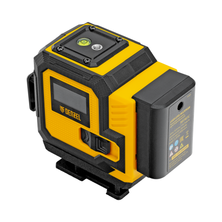 Лазерный уровень мультипризменный DENZEL DLV-360-3T, 30 м, зеленый луч, Li-Ion 2,4 Aч, штатив Лазерный уровень мультипризменный DENZEL DLV-360-3T, 30 м, зеленый луч, Li-Ion 2,4 Aч, штатив