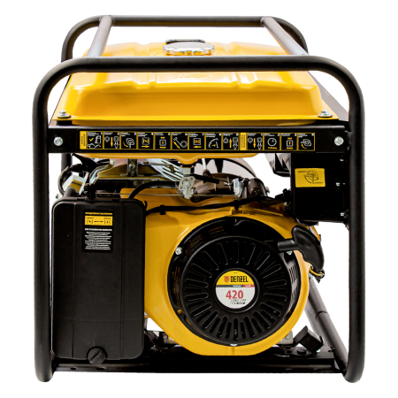 Генератор бензиновый DENZEL GE 7900, 6.5 кВт, 220 В/50 Гц, 25 л, ручной старт