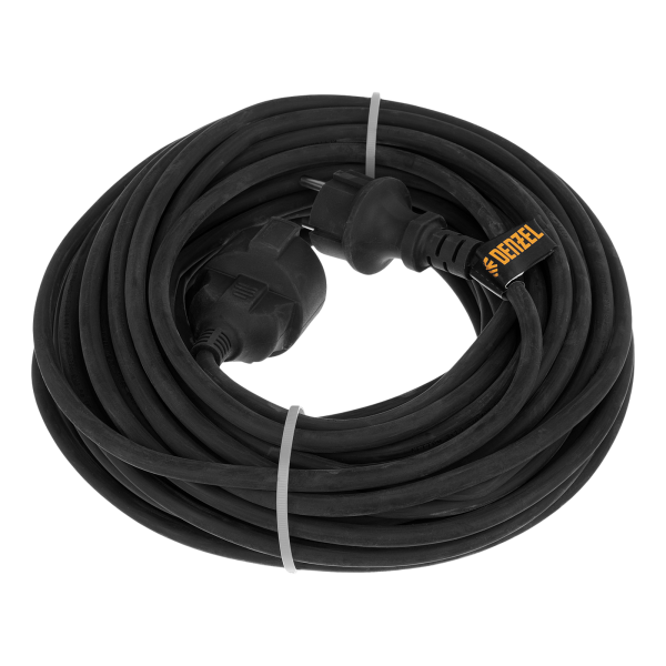Удлинитель-шнур силовой Top Series DENZEL, КГТТ, 20 м, 1 розетка, 3 x 1,5 мм