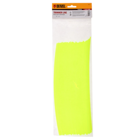Леска для триммера DENZEL Flex Сord 96101, 2.4 мм x 30 см, круглая, нарезанная, 50 шт.