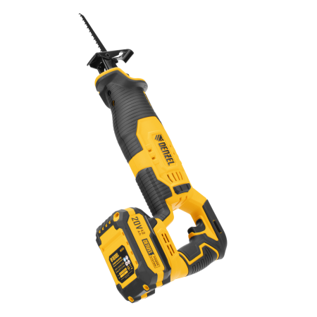 Пила сабельная аккумуляторная DENZEL RS-180,  Li-Ion, 20 В