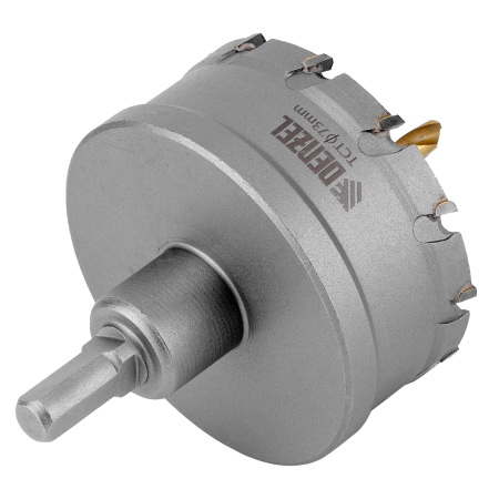 Коронка по металлу DENZEL 724021, 73 мм, твердосплавная