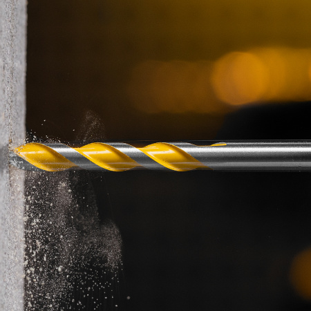 Набор сверл универсальных DENZEL, Multi cut, 4-10 мм, 5 шт.