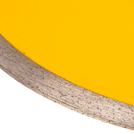 Диск алмазный отрезной DENZEL 230 х 22,2 мм, сплошной, супертонкий, горячий пресс, мокрое резание