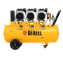 Компрессор безмасляный, малошумный DENZEL DLS 3300/100, 3300 Вт,3x1100, 100 л, 570 л/мин ,блок управления Компрессор безмасляный, малошумный DENZEL DLS 3300/100, 3300 Вт,3x1100, 100 л, 570 л/мин ,блок управления
