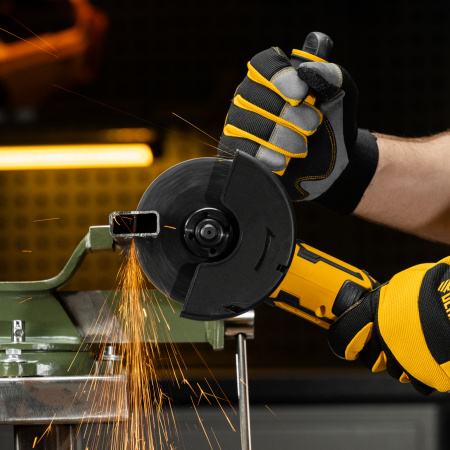 Машина шлифовальная угловая аккумуляторная бесщет. DENZEL AGH-BL-20-125, Li-Ion, 20 В