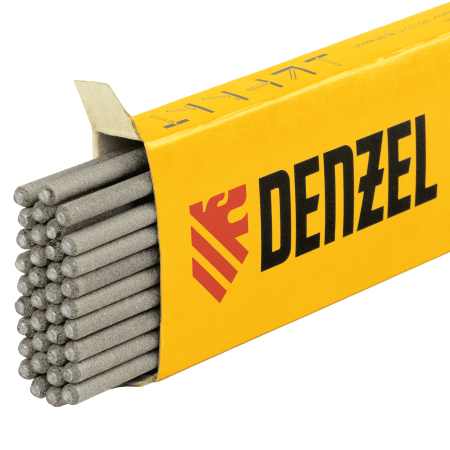 Электроды DENZEL DER-46, диам. 3 мм, 1 кг, рутиловое покрытие Электроды DENZEL DER-46, диам. 3 мм, 1 кг, рутиловое покрытие
