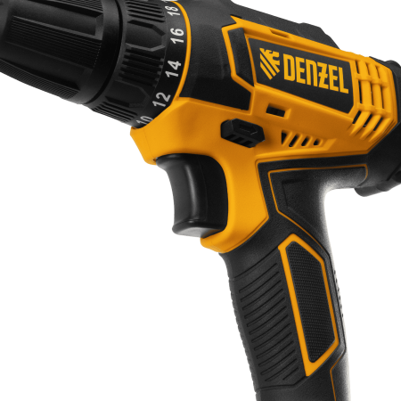 Аккумуляторная дрель-шуруповерт DENZEL CDL-18-02BM, Li-Ion, 18 В, 2 аккумулятор