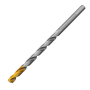 Сверло спиральное по металлу DENZEL 7,5 х 156 мм, Р6М5, Golden Tip, удлиненное