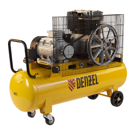 Компрессор воздушный DENZEL BCI4000-T/100, 4.0 кВт, ременный привод, 100 литров, 690 л/мин