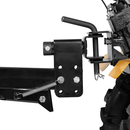 Прицеп для мотоблока DENZEL TT-500, оцинк., груз. 500 кг, рег. сцепка, колеса 4.00-10, в упаковке