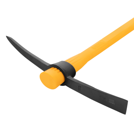 Кирка DENZEL 1500 г, узкая, фиберглассовая обрезиненная рукоятка 900 мм