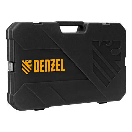 Набор инструментов DENZEL 1/2", 1/4", CrV, S2, пластиковый кейс, 122 предмета Набор инструментов DENZEL 1/2", 1/4", CrV, S2, пластиковый кейс, 122 предмета