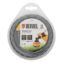 Леска для триммера DENZEL 96249 двухкомпонентная эллипс, 2,7мм х 15м, блистер EXTRA CORD