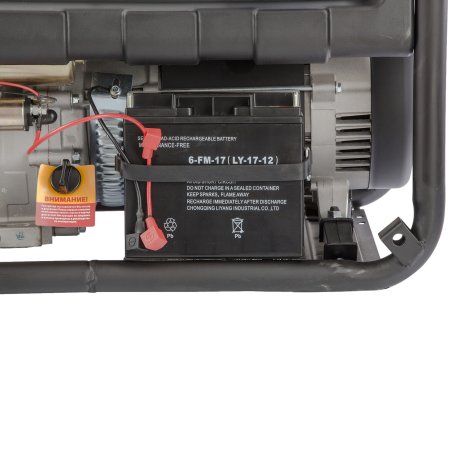 Генератор бензиновый DENZEL PS 80 EA, 8.0 кВт, 230 В, 25 л, электростартер