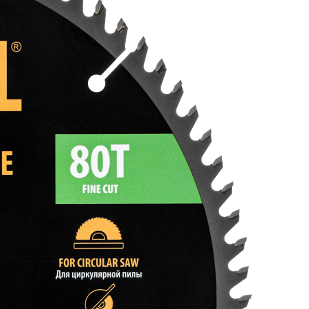Пильный диск по дереву DENZEL ф300 х 30 мм, 80 зубьев
