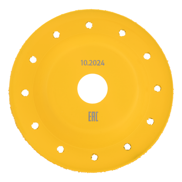 Чашка твердосплавная зачистная DENZEL, 125 мм, Наклонная, мелкое зерно #32