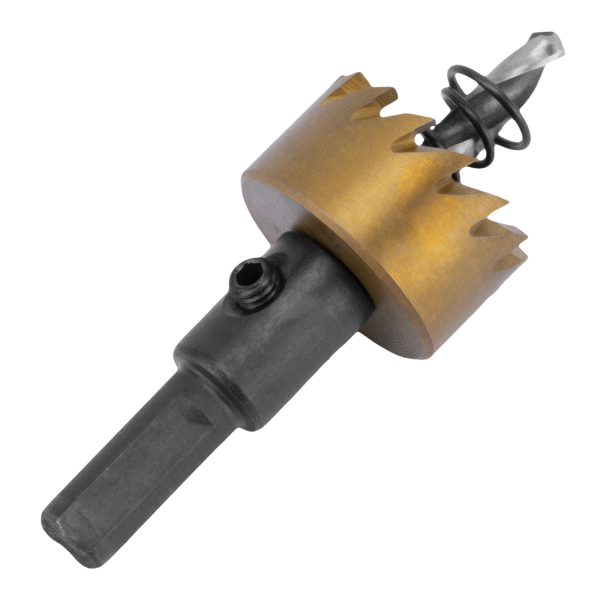 Коронка по металлу DENZEL 724104, 25 мм, HSS, нитридтитановое покрытие