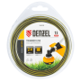 Леска для триммера DENZEL двухкомпонентная квадратная, 2,4мм х 15м, блистер SkyCutter