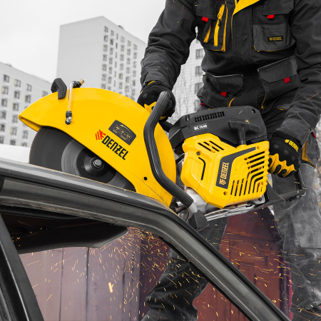 Бензорез DENZEL МС-7440, 74 см3, диаметр диска 400 мм