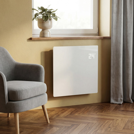 Конвектор электрический DENZEL OptiPrime-1000, Wi-Fi, тачскрин, цифровой термостат, 1000 Вт