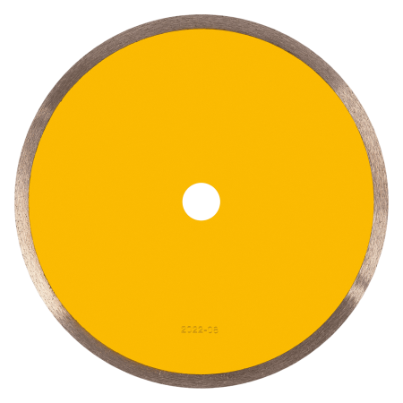 Диск алмазный отрезной DENZEL 230 х 22,2 мм, сплошной, супертонкий, горячий пресс, мокрое резание
