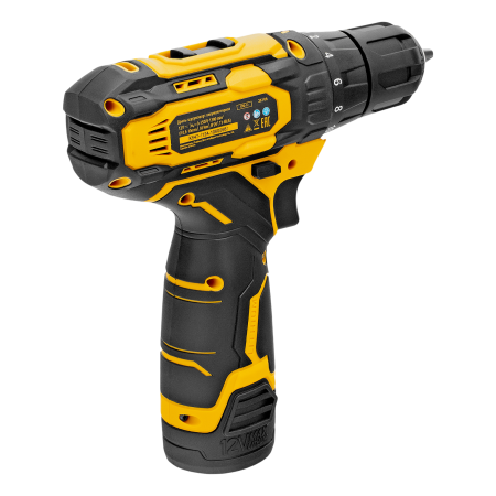 Дрель-шуруповерт аккумуляторная DENZEL CDQ-12, Li-Ion, 12 В Дрель-шуруповерт аккумуляторная DENZEL CDQ-12, Li-Ion, 12 В